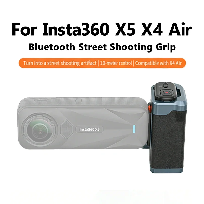 Photography Grip Insta360 X5 - Pulsante di scatto indipendente per fotografia