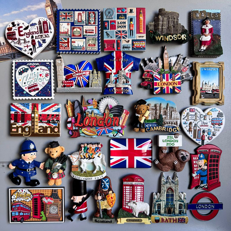 Photography Uk - Souvenir Britannico: Magneti per Frigorifero con
