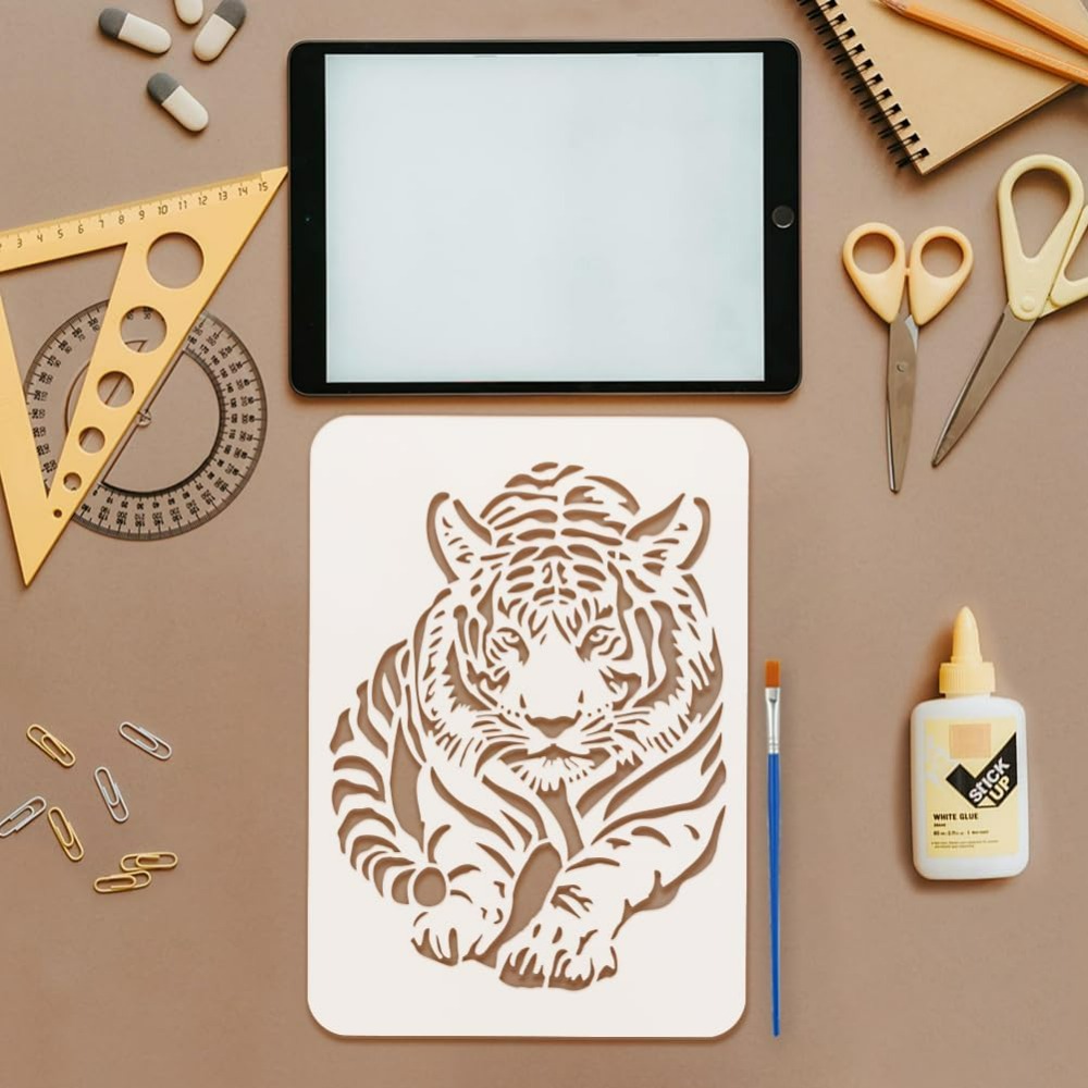 Stencil tigre con pennello 8,3 - Photography Techniques recensione e prezzo