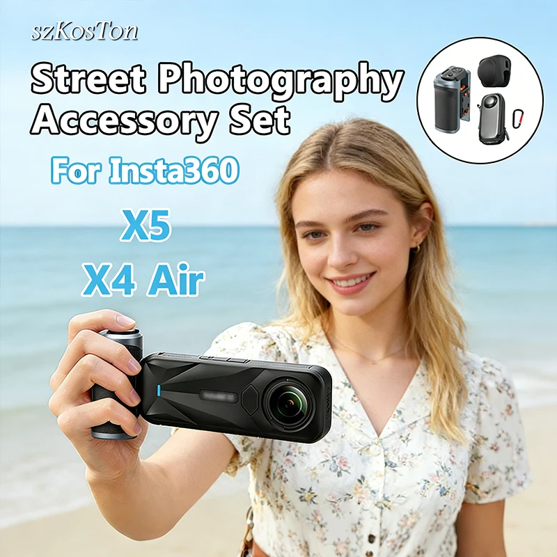 Set di Accessori per Fotografi - Photography Grip Insta360 X5 recensione e prezzo