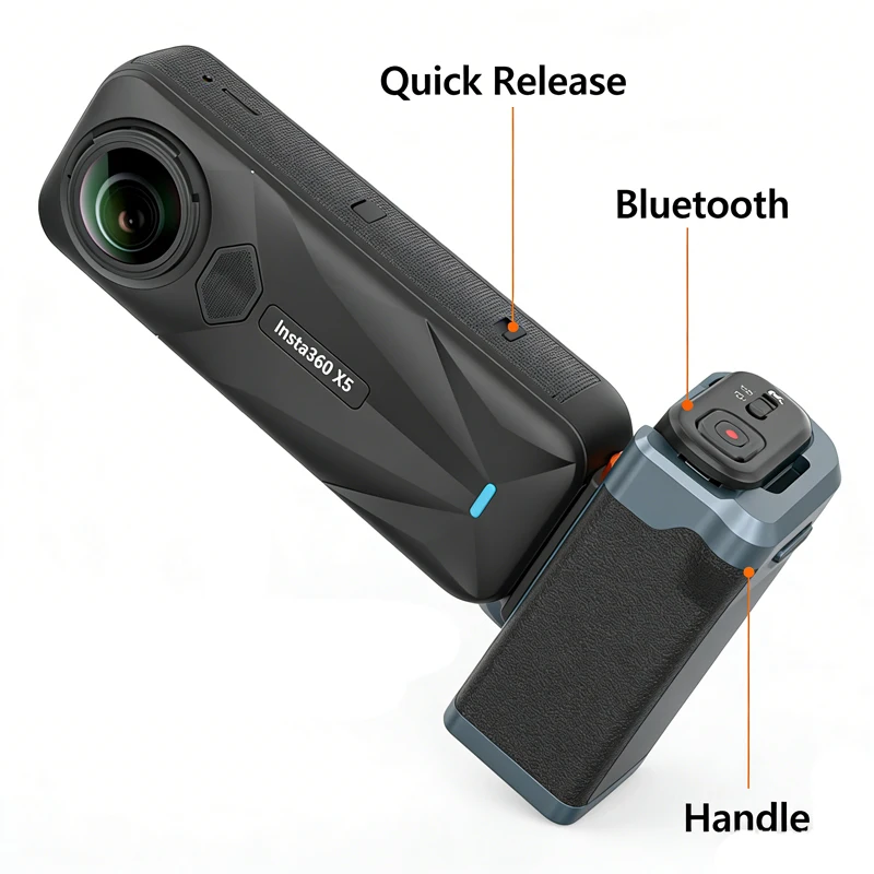 Set di Accessori per Fotografi - Photography Grip Insta360 X5 recensione e prezzo