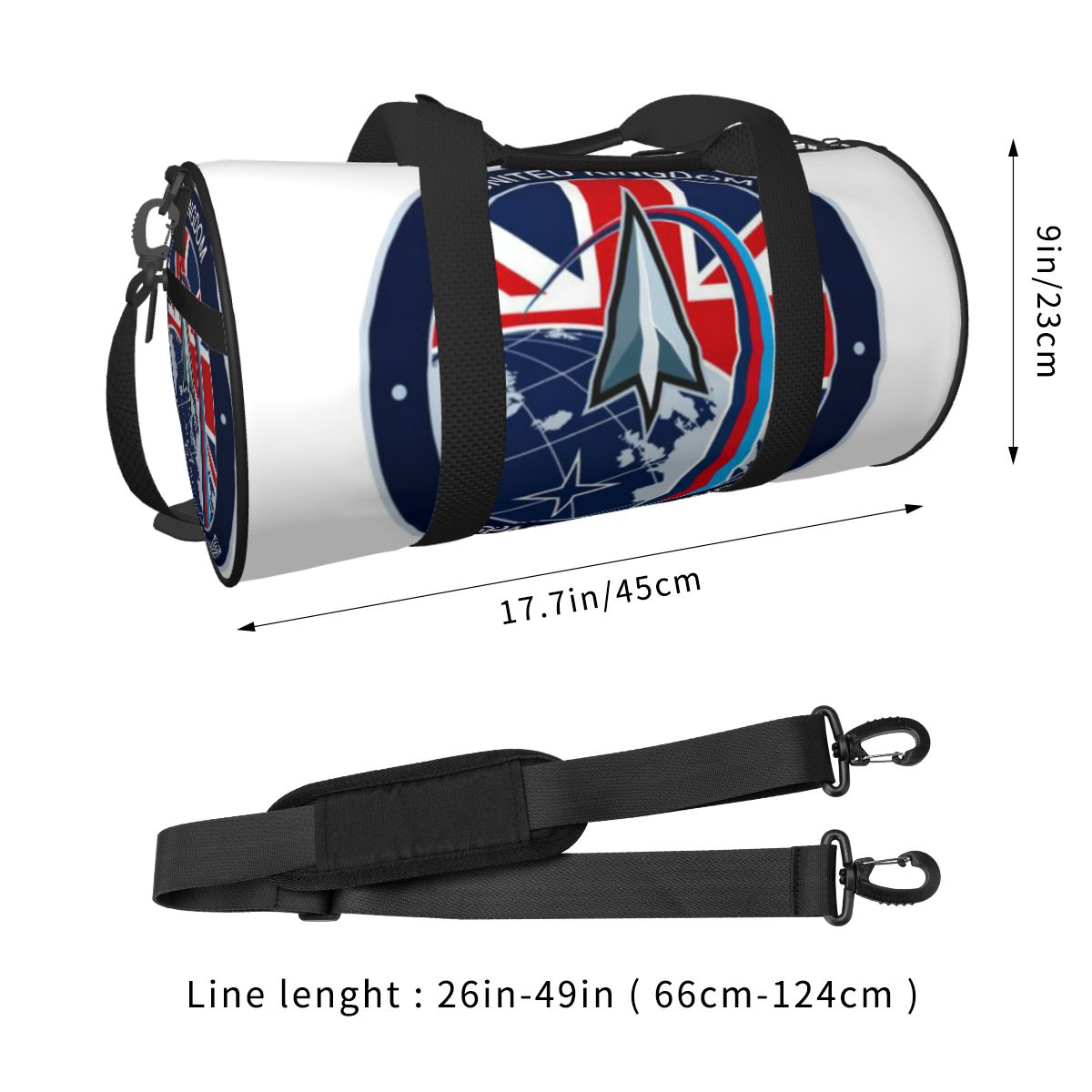 Borsa da viaggio UK Space Comm - Photography Uk recensione e prezzo