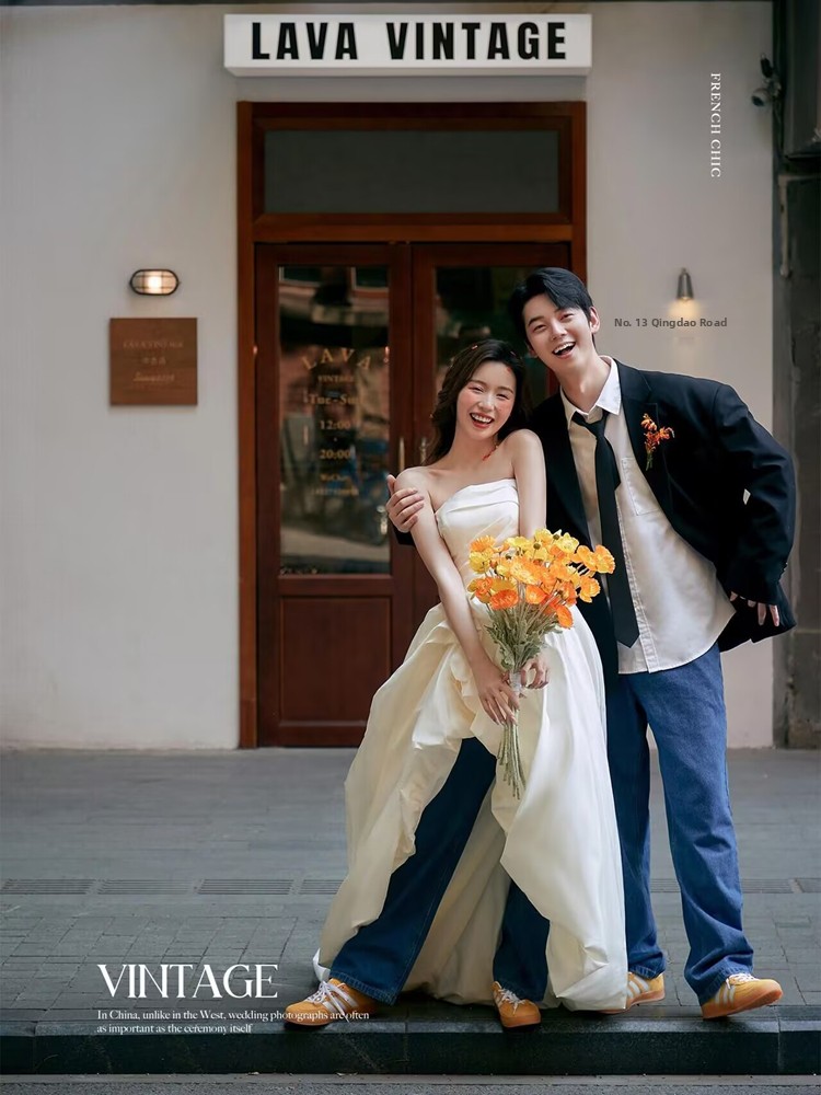 Abito da sposa in denim alla m - Photography Street recensione e prezzo