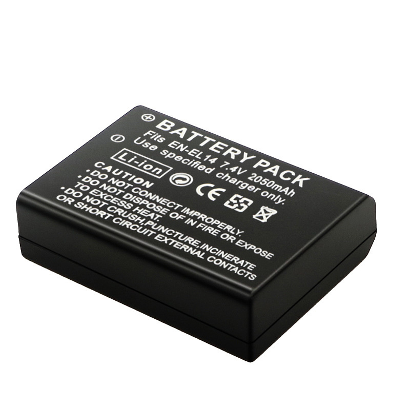 2050mah EN-EL14a EL14 BATTERIA - Nikon Camera D3500 recensione e prezzo
