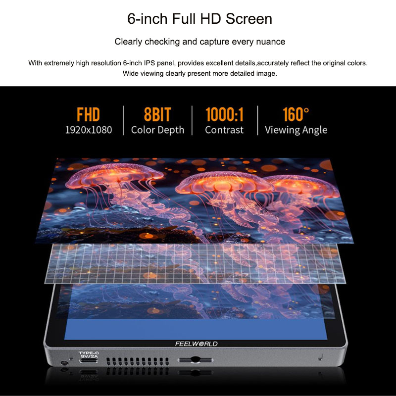 FEELWORLD P6XL Monitor Fotogra - Photography Uk recensione e prezzo