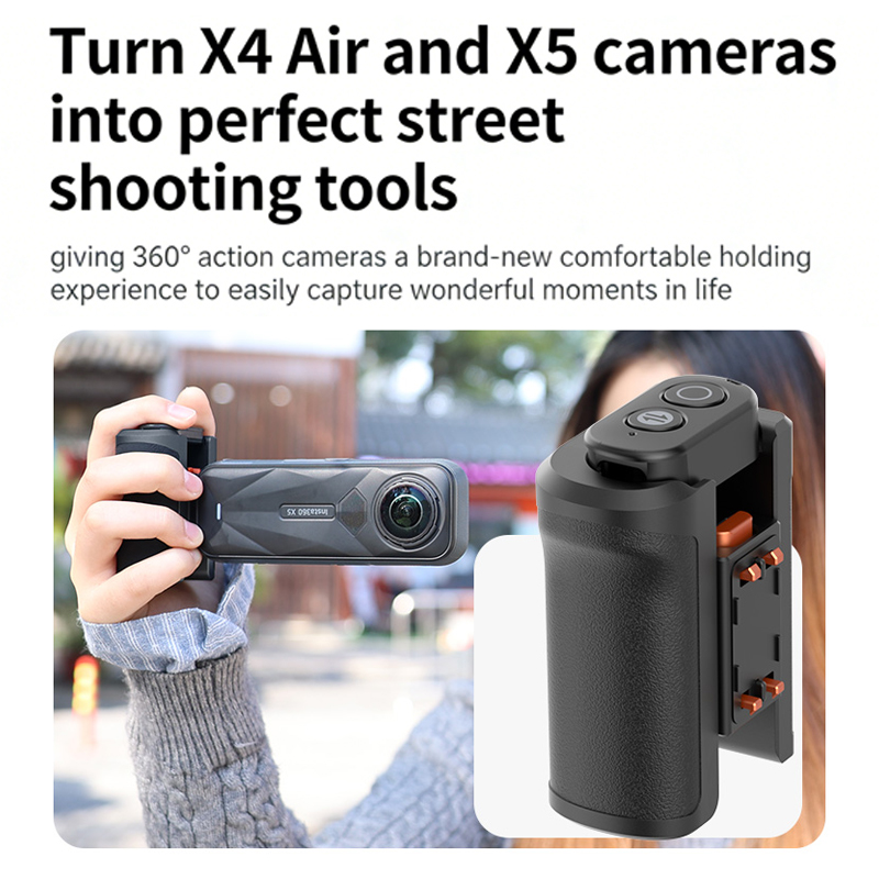 Impugnatura in alluminio per f - Photography Grip Insta360 X5 recensione e prezzo