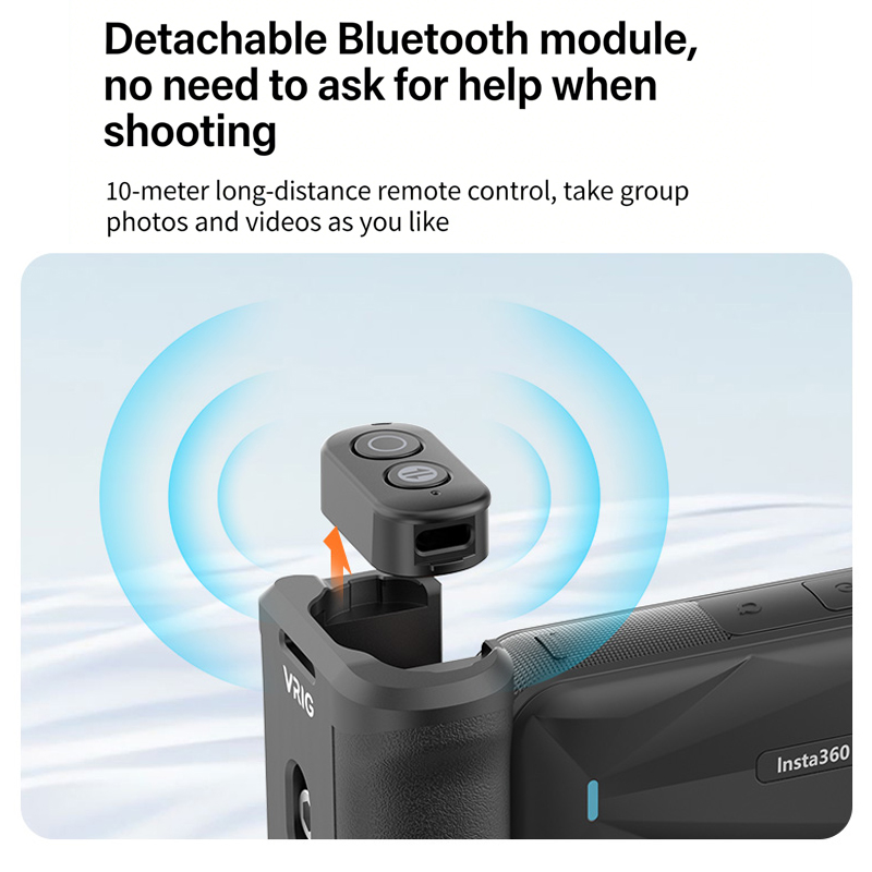 Impugnatura in alluminio per f - Photography Grip Insta360 X5 recensione e prezzo