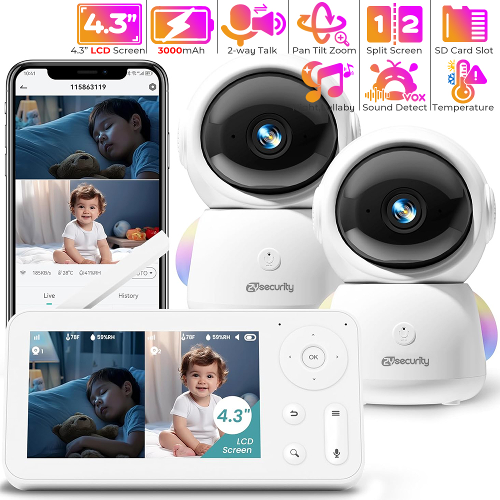 Baby monitor 2K con 2 telecame - Photography Uk recensione e prezzo