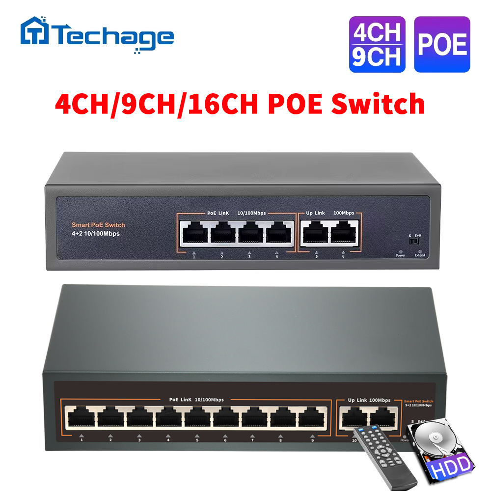 Switch POE di Rete Techage 52V - Photography Uk recensione e prezzo